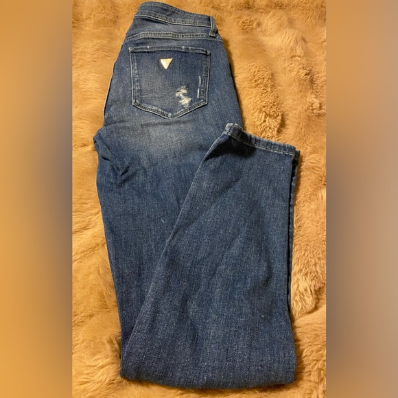 Guess Skinny Low Rise Rhinestone Jeans size 27 - Picture 2 of 8